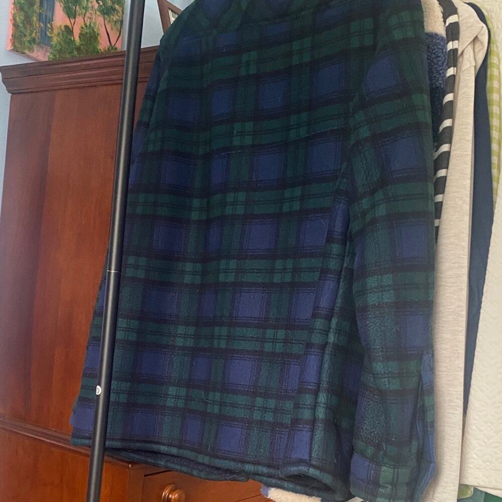 Black Watch Plaid Utility Jacket - Picture 4 of 4